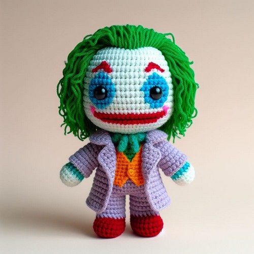 Joker Crochet Amigurumi Pattern