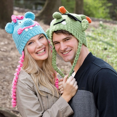 Crochet Lovable Monster Hats Pattern
