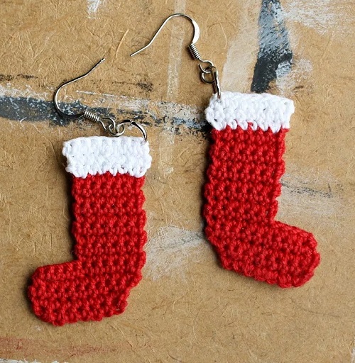 Festive Stocking Earrings