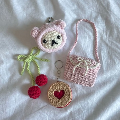 Crochet Bag Charm Free Patterns 4