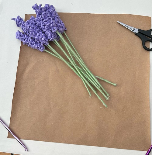 Crochet Lavender Bouquet Pattern