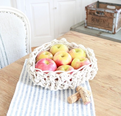 Crochet Fruit Baskets Free Patterns 1