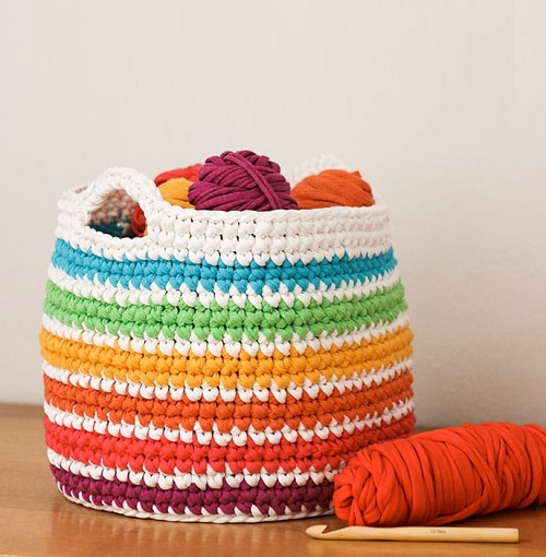Rainbow Storage Basket