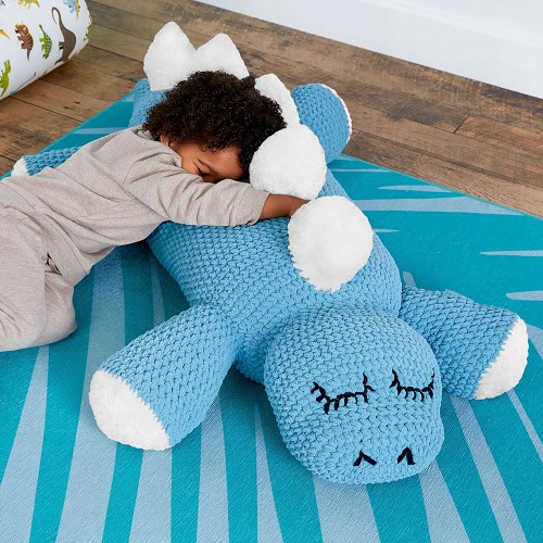 Snug-O-Saurus Crochet Body Pillow