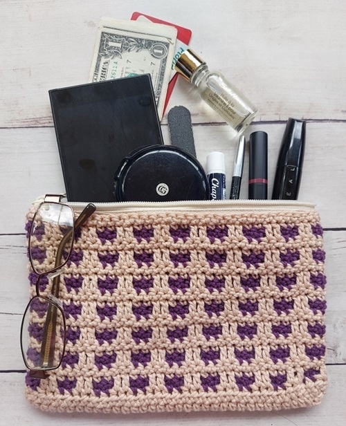 THROUGH THE WINDOW COSMETIC BAG