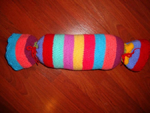 Stunning Crochet Candy Pillow Ideas 3