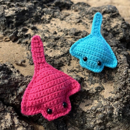Crochet Ragdoll Style Stingrays