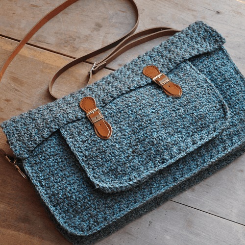 DIY Crochet Messenger Bag Ideas 4