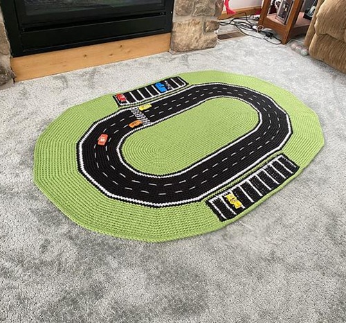Racetrack Play Rug