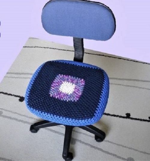 Crochet Granny Square Cover Idea