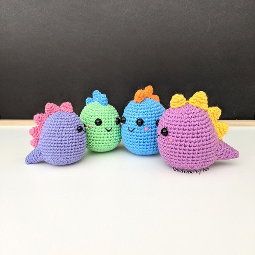 Free Amigurumi Dinosaur Crochet Patterns 8