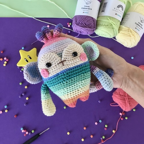 Rainbow Monkey Amigurumi