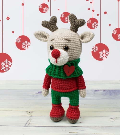 Christmas Deer Amigurumi Pattern