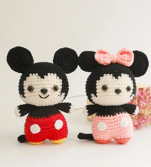 crochet mickey and minnie mouse pattern