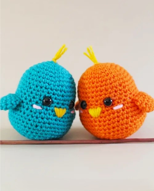 Free Crochet Love Bird Amigurumi Pattern