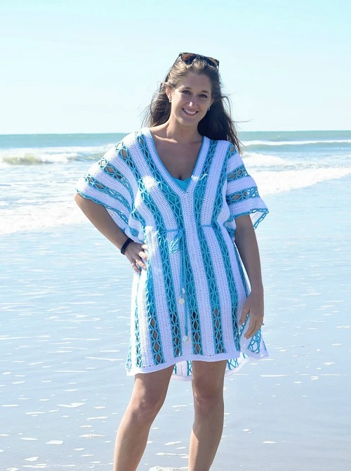 Bathing Suit Cover-Up Tunic Crochet Pattern