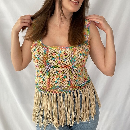 Beautiful Summer Top Free Crochet Patterns 7