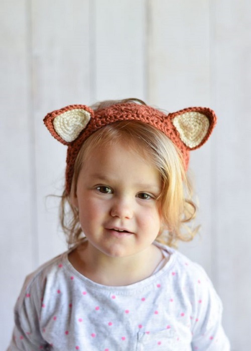 Crochet Animal Ear Headband Pattern