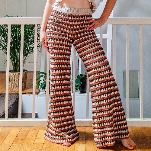 Crochet Oversized Pants Free Pattern