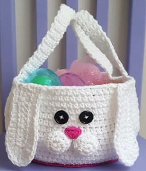 crochet easter basket 13