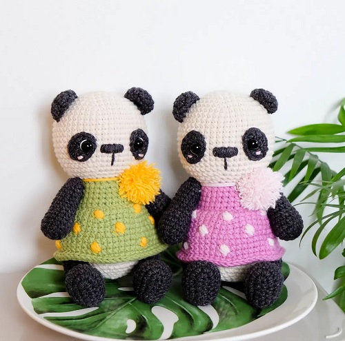 Amigurumi Panda Free Crochet Patterns 2