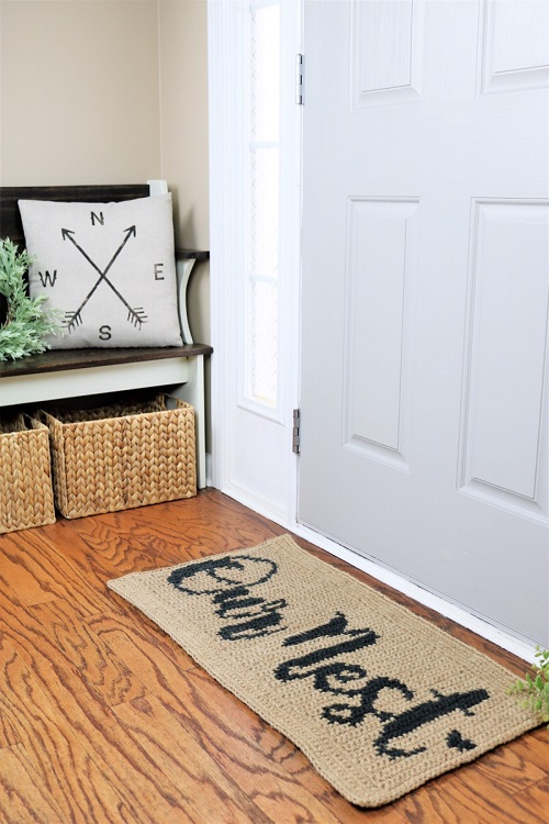 Crochet Welcome Mat Free Patterns 1