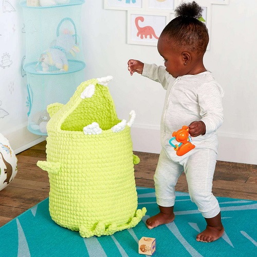 DINOSAUR TOY STORAGE BASKET PATTERN