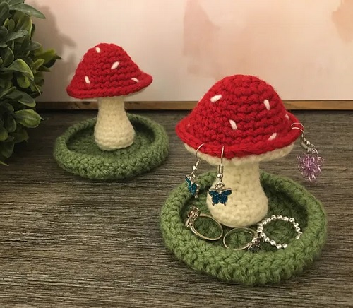Mushroom Jewelry Holder