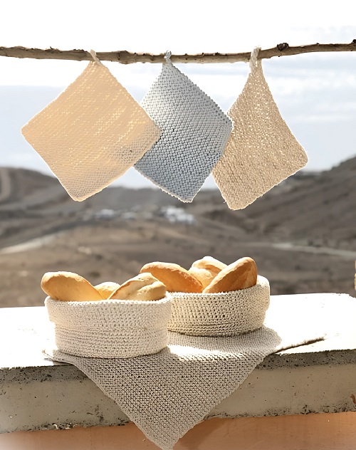 Crochet Bread Basket Free Patterns 2