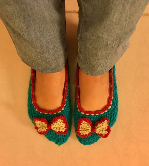 Easy and Cute Crochet Winter Shoe Patterns 2