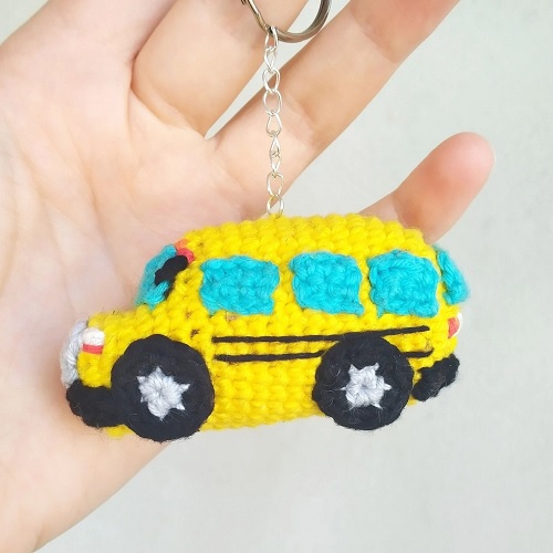 Crochet Vehicle Keychain Free Patterns 1