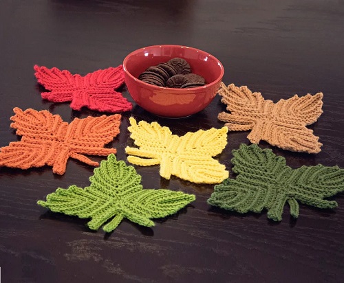 Canadian Maple Leaf Coaster