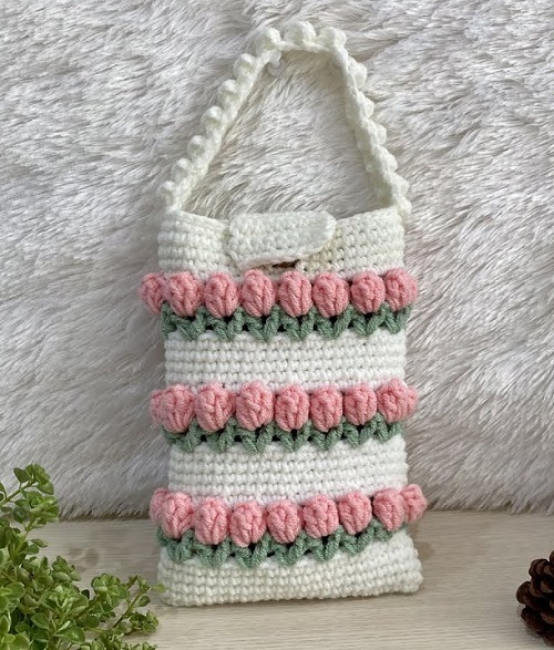 DIY Crochet Tulip Bag Ideas