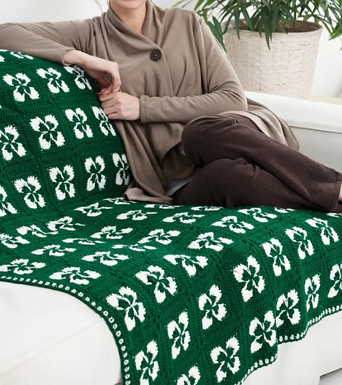 shamrock-afghan