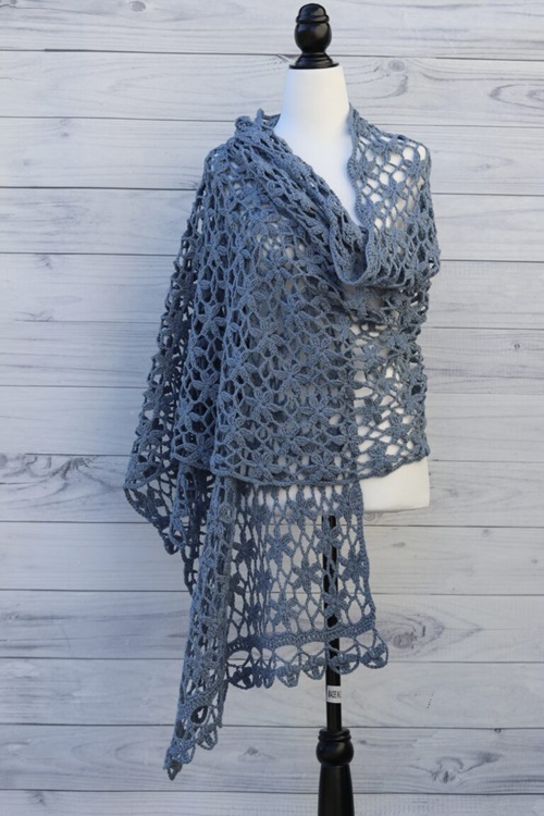 Wedding Shawl Free Crochet Patterns 4