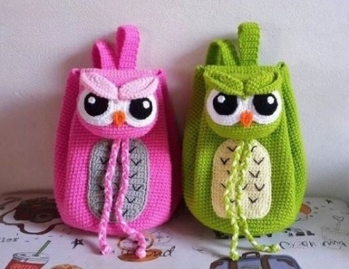 Owl Backpack Crochet Pattern
