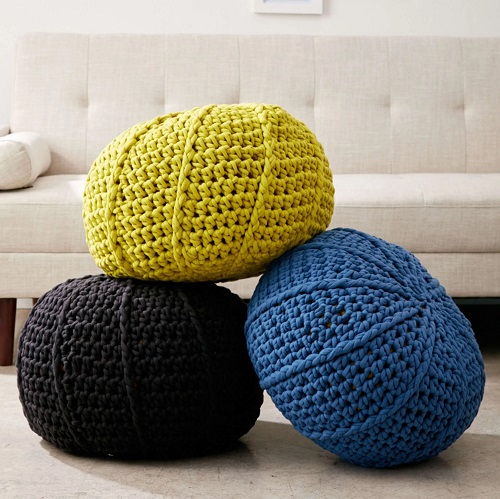 Easy and Cute Crochet Ottoman Patterns 2