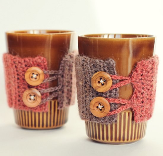 DIY Crochet Mug Cozy 8