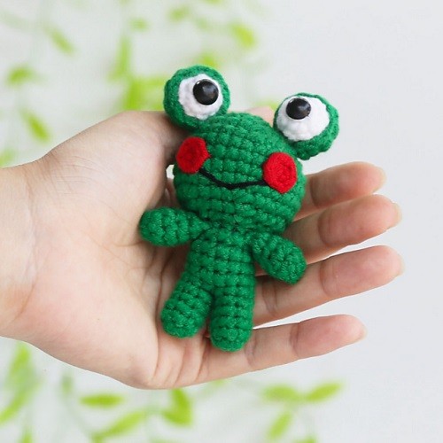 Tiny Amigurumi Frog