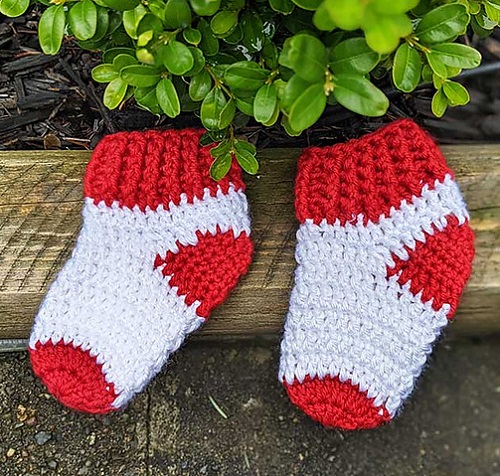 Crochet Baby Socks Free Patterns 4