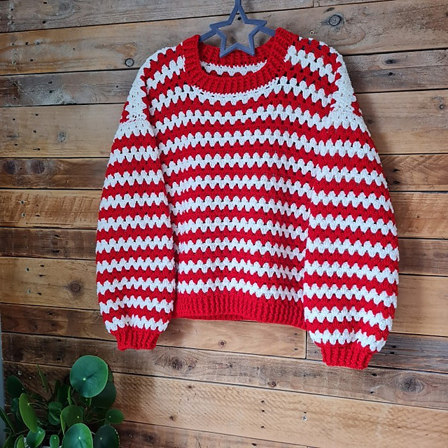 Crochet christmas sweater free patterns