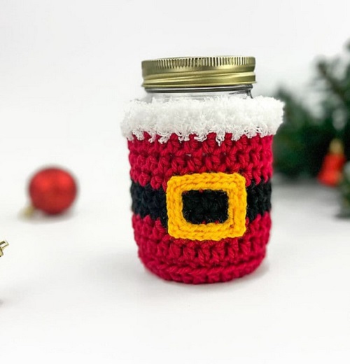 DIY Jar Cover Free Crochet Ideas 4