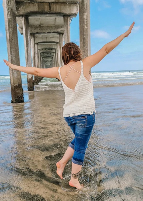 free crochet summer tank top