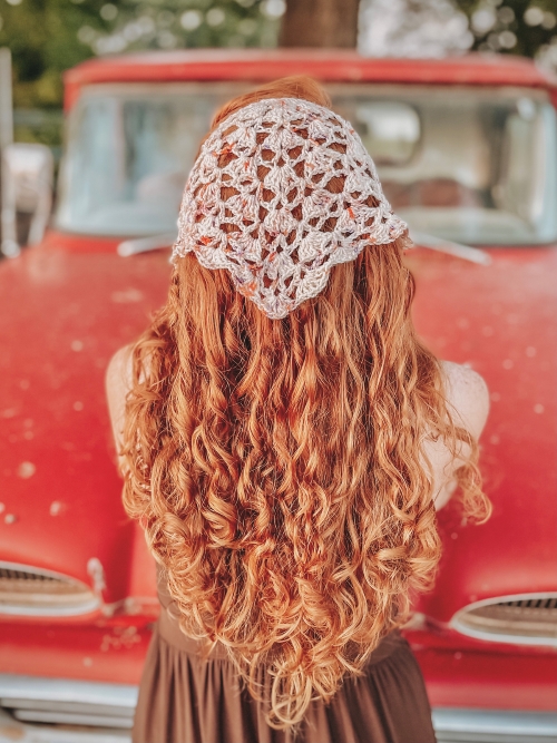 Crochet Lacey Kerchief