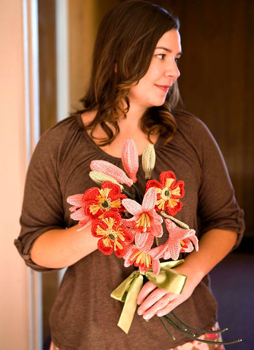 Free Crochet Flower Bouquet Patterns 8