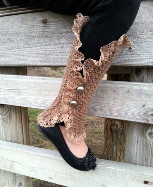 Victorian Era Inspired Leg Warmers