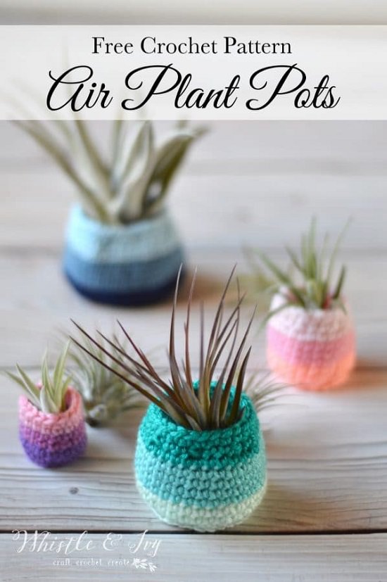 Crochet Air Plant Holder Patterns