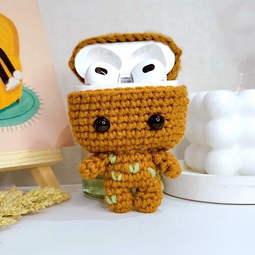Crochet AirPod Holder Free Patterns 1