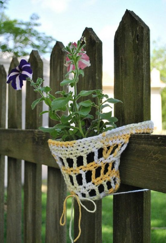 DIY Crochet Planter 7