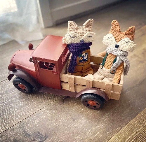 Crochet Fox Ragdolls